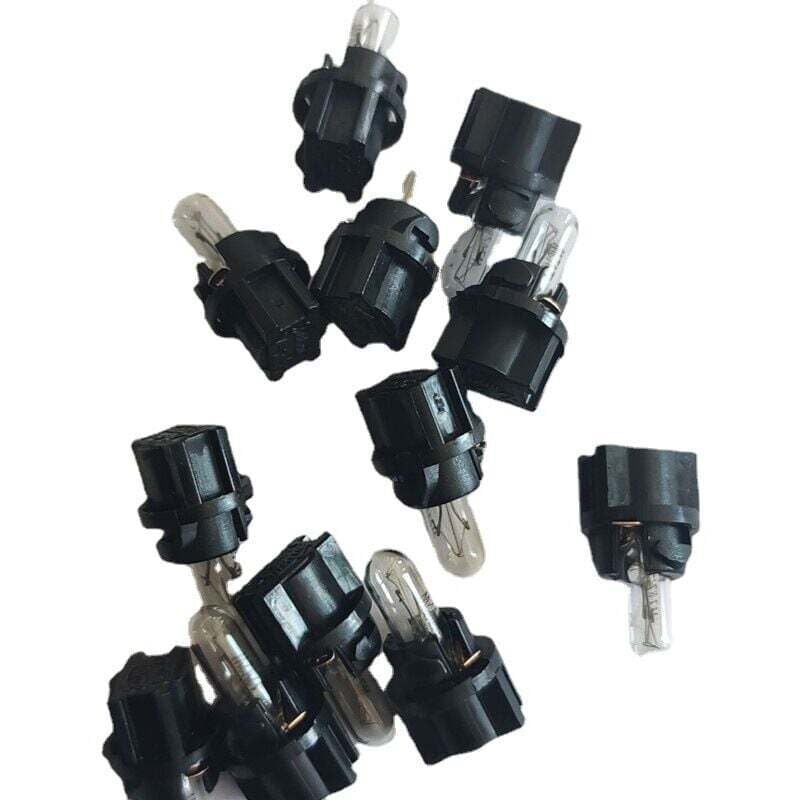 Image of Aiperq - Rabatt, 25 Pcs dc 12V 1,2 w T5 Gelb Licht Dashboard Birne für Auto Innen, aafgvc