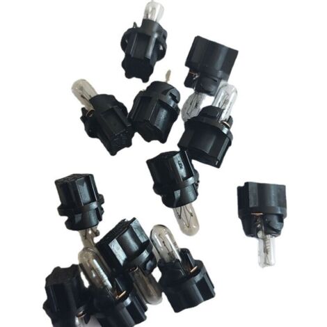 Rabatt, 25 Stück DC 12V 1,2W T5 gelbe Auto-Innenraum-Armaturenbrett-Glühbirne, AAFGVC