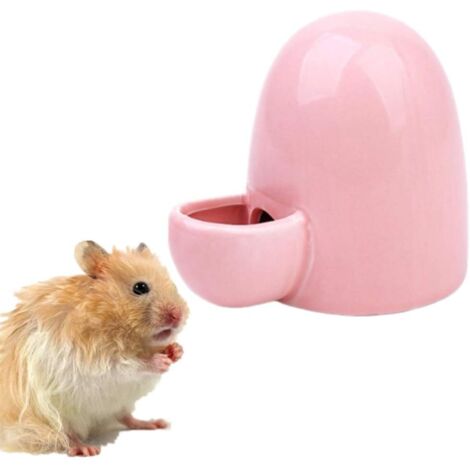Rabbit Drinker Automatic Rabbit Drinker Pet Feeder Hedgehog Water Bottle Pet Water Dispenser Rabbit Water Feeder Pink
