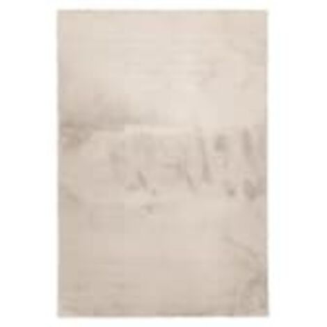 Rabbit Eco Beige clair Tapis en fourrure lavable