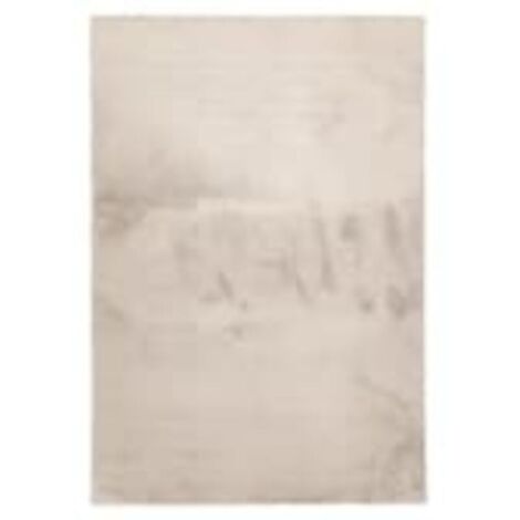 Rabbit Eco Beige clair Tapis en fourrure lavable
