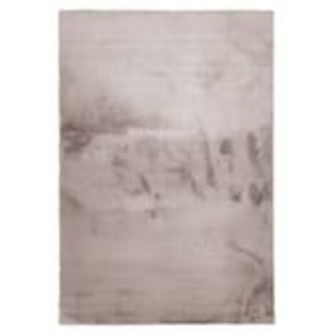 Rabbit Eco Taupe Tapis en fourrure lavable