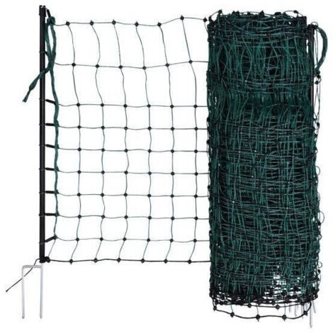 RabbitNet - KERBL - 50 m - 65 cm - Doppia punta - Verde