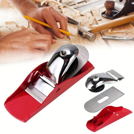 Rabot à main, 1pc Mini raboteuse à bois en acier SK5, outil à main de bricolage pour charpentier à bois, OUYLAF