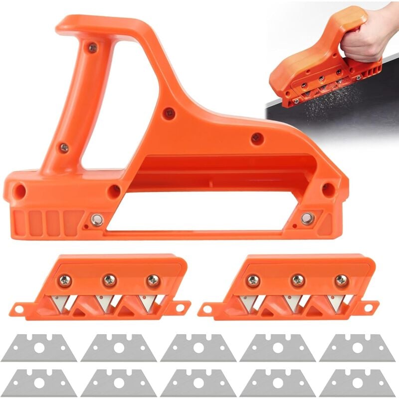 Rabot À Main Outil De Coupe pour Plaques De Plâtre, Raboteuse Pour Plaques De Plâtre, Chanfrein pour Cloison Sèche pour Travail du Bois, Outil de