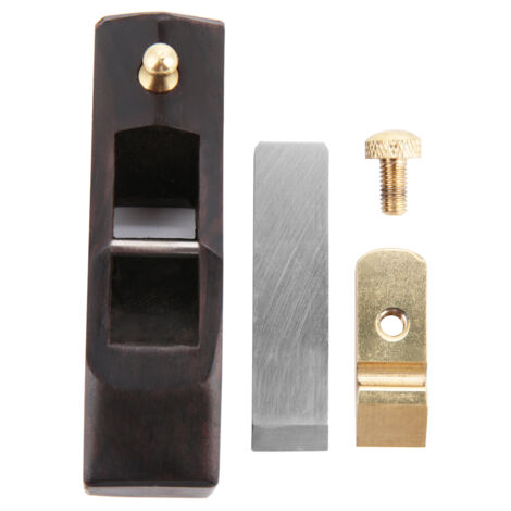 Rabot à main plat 13mm pour rainurage et finition bois, idéal bricolage menuiserie.