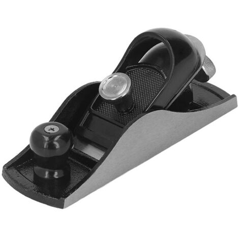 Rabot à Main Style Européen, Ajustable Profondeur de Coupe, Acier Carbone pour Travail du Bois Mini