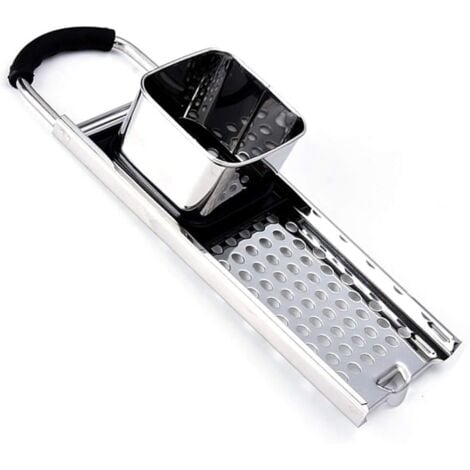 QERSTA Rabot à Spätzle en INOX, Râpe Grille Passoire 32.5 x 11 x 6.5 cm pour Spätzle, Cuisine en Acier Inoxydable à Spätzle Machine à Nouilles Moule à Pâtes Outil de Cuisson