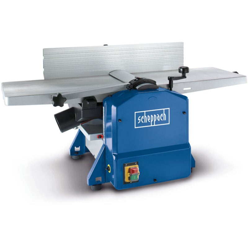 Scheppach - Raboteuse & Dégauchisseuse compacte HMS1070 - Puissance 1500W - 2 fers en acier rapide - Butée inclinable - Vitesse des fers 9000-1min
