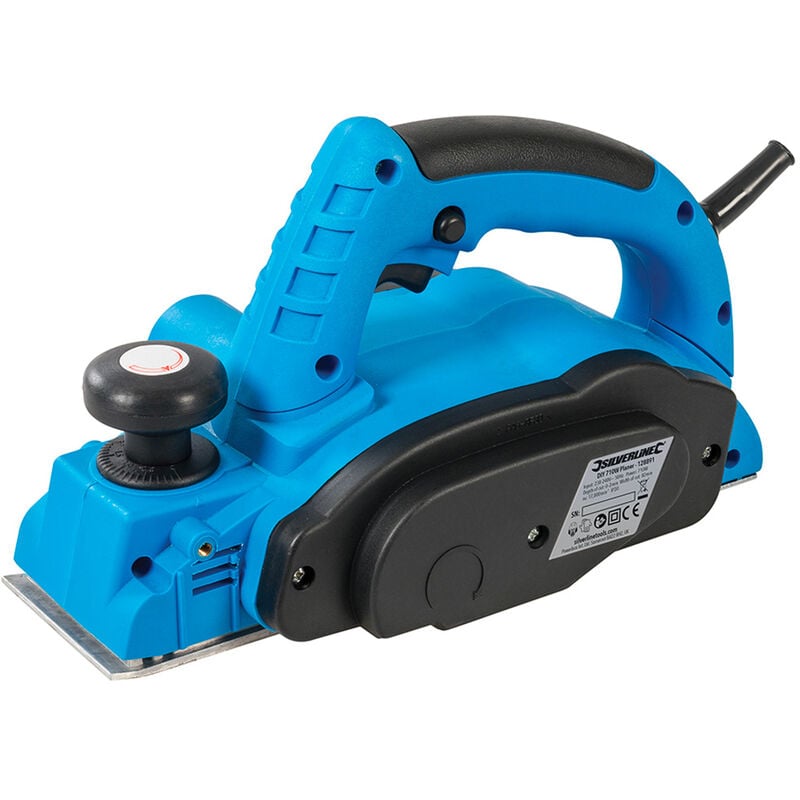Silverline - Rabot électrique 710W 82mm 17000tr/min