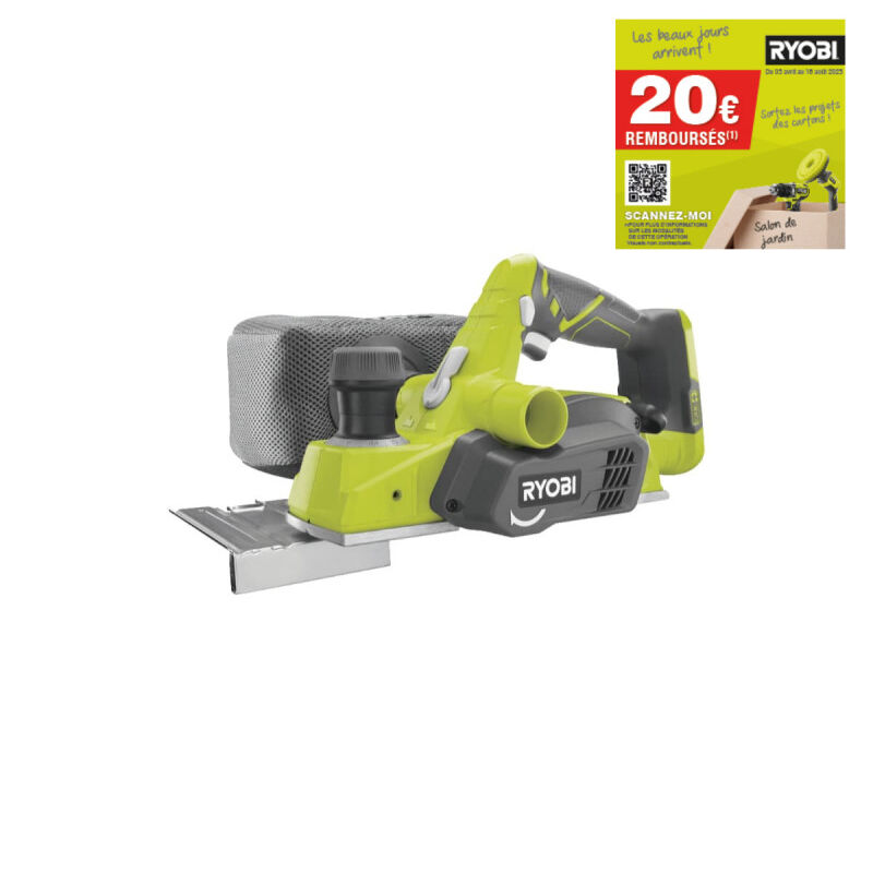 Ryobi - Rabot 18V 82mm One+ sans batterie ni chargeur R18PL-0