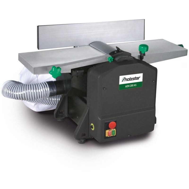 Holzstar - Raboteuse dégauchisseuse portable 204 mm 2 fers à rabot avec aspiration intégrée1,5 kW 230V ADH200AS 230V