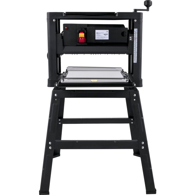 Mophorn - Raboteuse d'épaisseur de 13 pouces, raboteuse à bois de 2000 w, 8000 tr/min, 10 a, pliable avec support en fer, vitesse de rabotage de 6