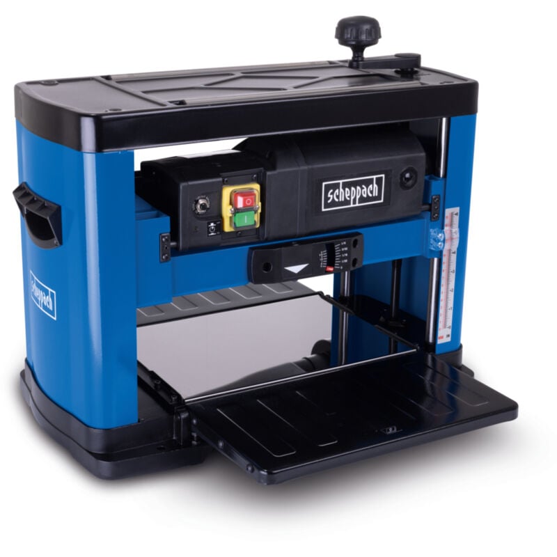 Scheppach Raboteuse PLM1800 - 1500W - Arbre de Rabotage Ø48mm - Vitesse de Rotation de l'arbre de Rabotage 8500 min-1 - Hauteur/largeur de passage :