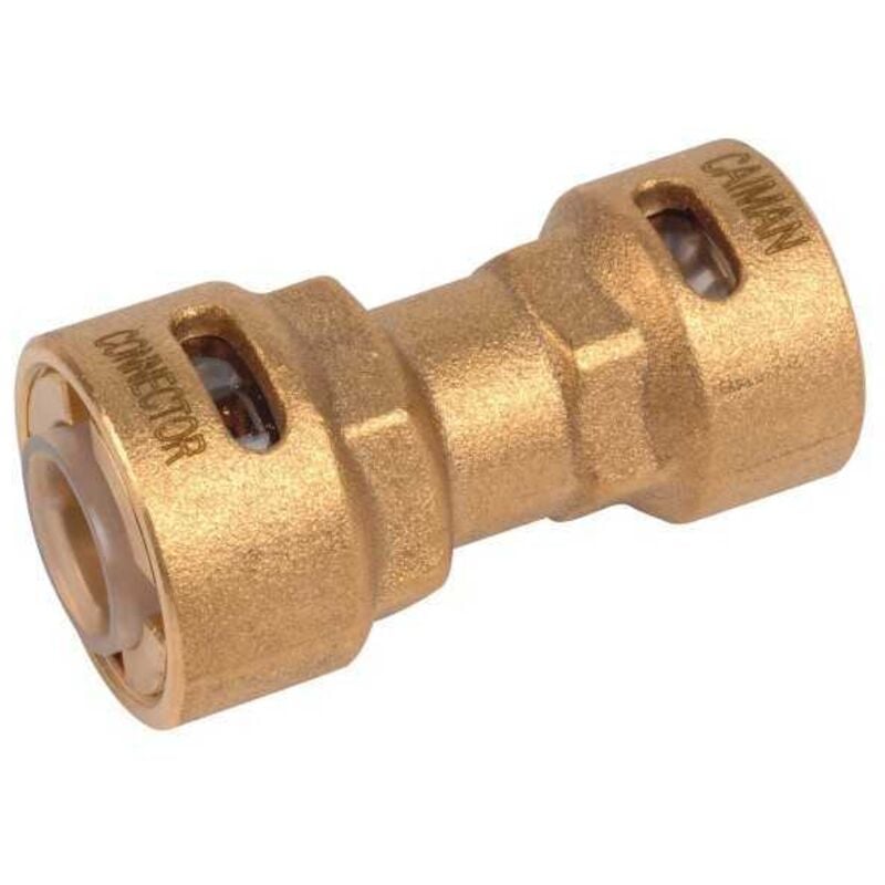 Besoin D'habitat - Raccord rapide frigorifique droit à pression - Femelle femelle 3/8'