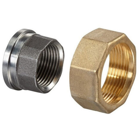 RACC. A STRINGERE 1 1 / 2F + FILETTO BICCHIERE 1 F PER REGUM.DN25 (da 2)