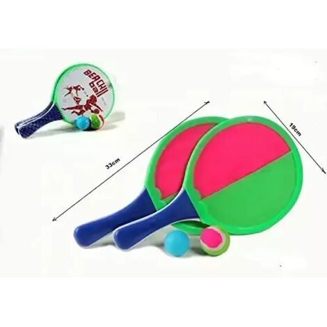 Paire De Raquettes De Tennis Pour Enfants – Avec 2 Balles, Jeu, Générique, Neuve