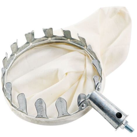 Raccoglifrutta con sacco in tessuto - Raccoglimele con sacco in cotone extra spesso - Accessorio da giardinaggio per mele, arance, pesche (diametro 16 cm)