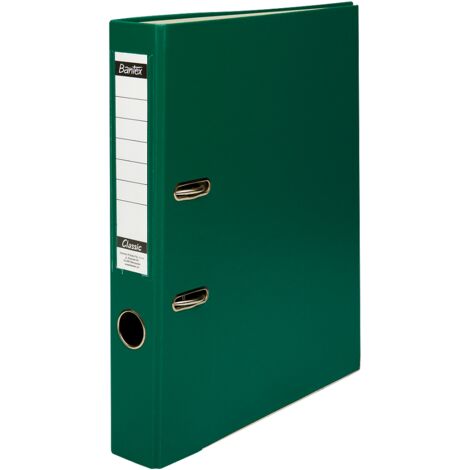 Raccoglitore BANTEX A4 5 cm - verde, spazioso, classico