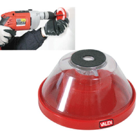RACCOGLITORE DI POLVERE COPPETTA PER TRAPANO PER PUNTE DA 4 A 10mm VALEX