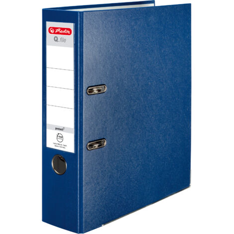 Raccoglitore Herlitz A4/80 mm blu navy