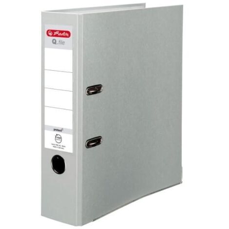 Raccoglitore Herlitz A4/80mm grigio