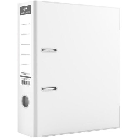 Raccoglitore INTERDRUK A4 50 mm - Bianco lucido - spazioso raccoglitore per ufficio