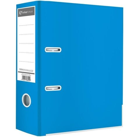Raccoglitore INTERDRUK A4 75K - Azzurro, Lucido