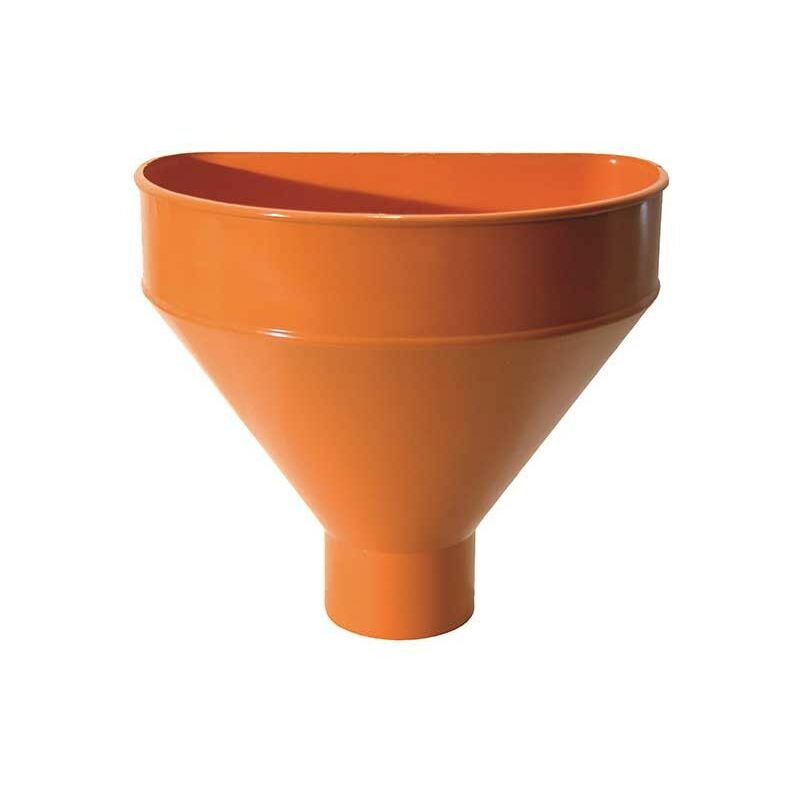 Raccoglitore monolitico in pvc per pluviali : Colore - Arancio, Diametro - 100