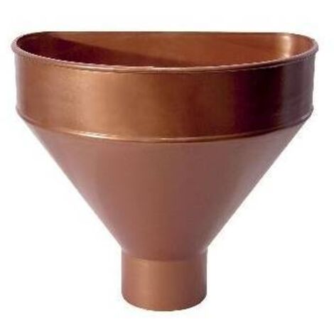 RACCOGLITORE MONOLITICO IN PVC PER PLUVIALI Diam. 80 - Rame rosso