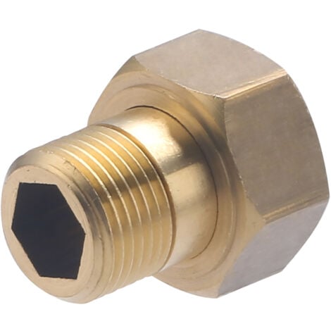 Raccord 2 pièces ecrou tournant femelle 15x21 - mâle 12x17 NOYON & THIEBAULT