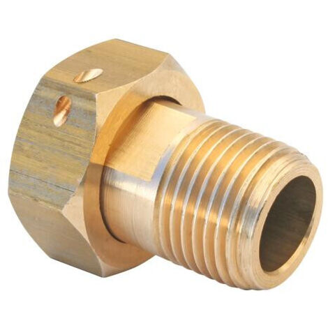 RACCORD 2 PIECES LAITON POUR COMPTEUR