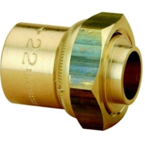 Raccord 2p Gaz E20x27 Cu16