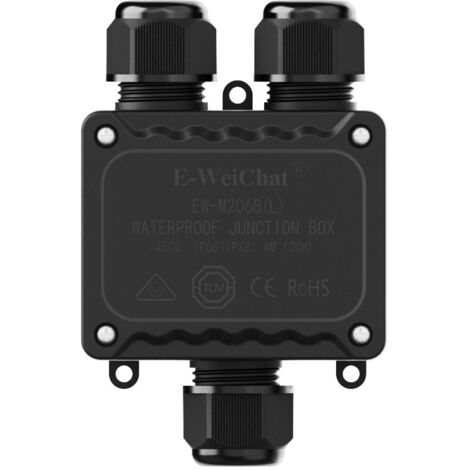 Raccord 3 câbles connecteur linéaire 3 pôles IP68 ARIC 52063