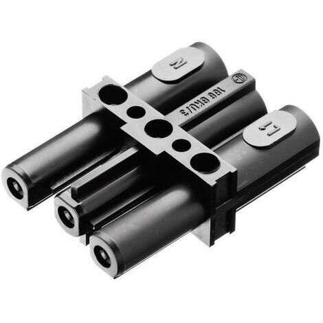 RACCORD 3 PÔLES COLORIS NOIR CONDITIONNEMENT: 1 PC(S) ADELS-CONTACT AC 166 GKU/ 3 167063