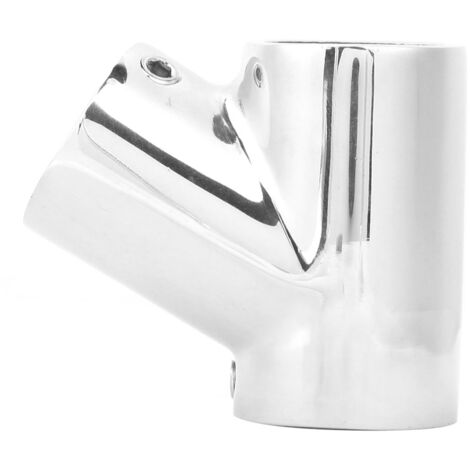 Raccord à 3 voies 60° en acier inoxydable 316, 22mm pour tuyauterie et plomberie