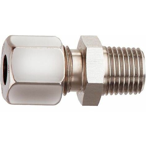 Raccord a bague coupante GEV 15mm x R 3/8 cônique