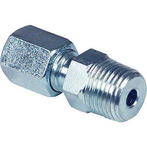 Raccord a bague coupante GEV 8 mm x R 1/4" NPT