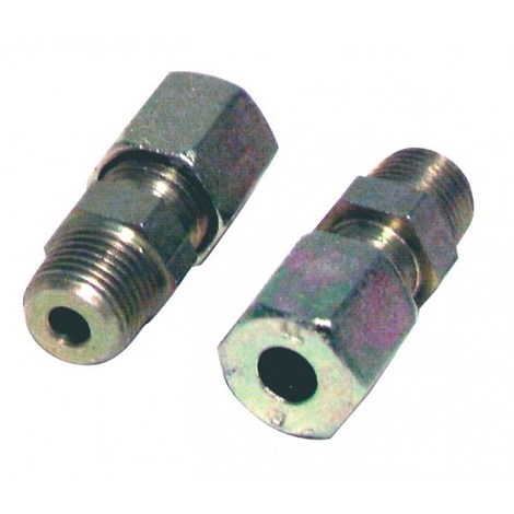 Raccord à bague droit M1/8 x tube 5mm (X 2) - DIFF