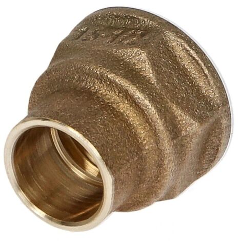 Raccord à braser laiton rouge manchon de transition 15 mm x 1/2’’ F/FF