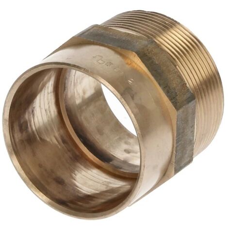 Raccord à braser laiton rouge nipple de transition 54 mm x 2’’ F/FM