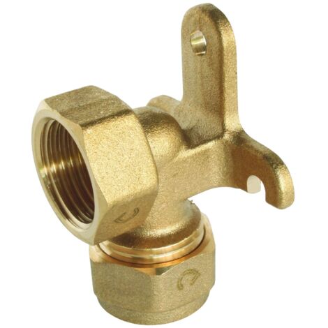 Somatherm – Raccord coudé femelle PER à compression Ø16 – Taraudage 15/21 – Pression max 10 bars – Installation rapide sans soudure