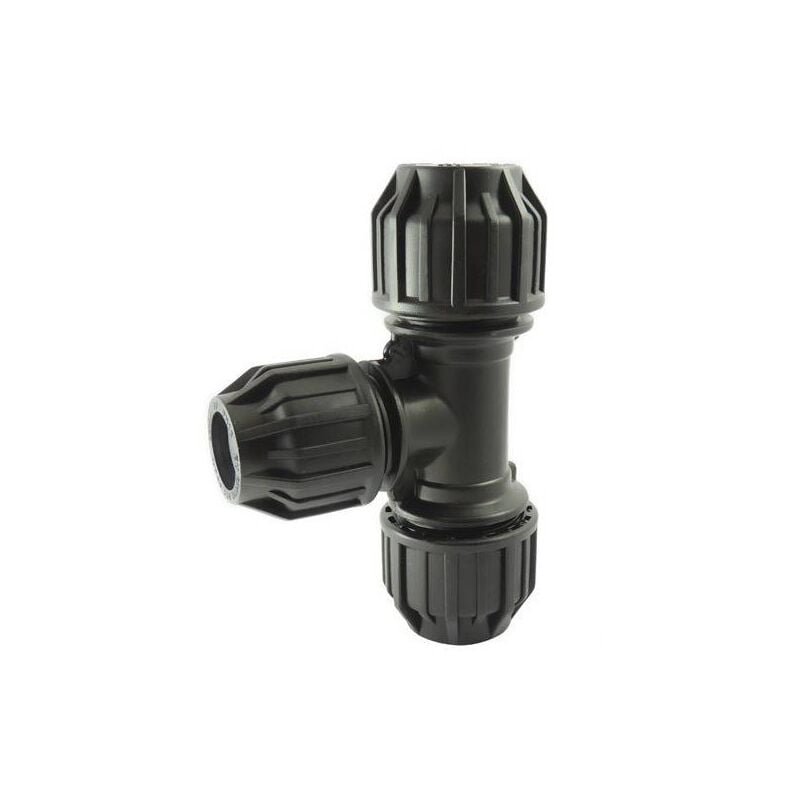 Raccord à compression Té réduit 90° ø a: 63mm ø b: 50mm