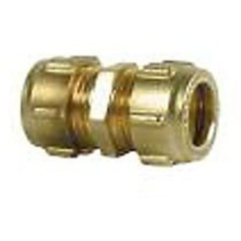 FPLUS RACCORD À COMPRESSION - TUBE EN CUIVRE SUR TUBE COMPOSITE MULTICOUCHE PEX (CU18 MM-PEX 16 MM) CONEX FF-1020301--