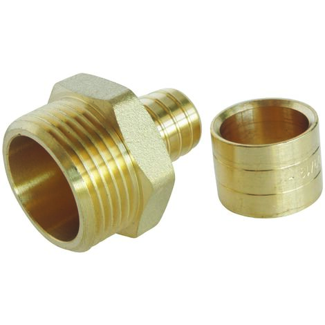 Collecteur PER à Glissement GRK – M/F, 3/4″, Diamètre 12 Mm, 2 Sorties, Vannes Intégrées