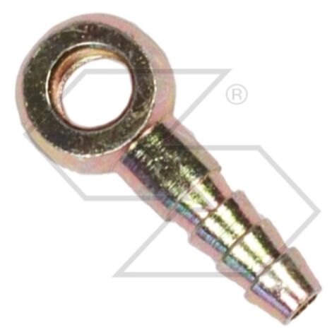 Raccord à œil en acier galvanisé pour machine agricole diamètre de l'œil 6 mm