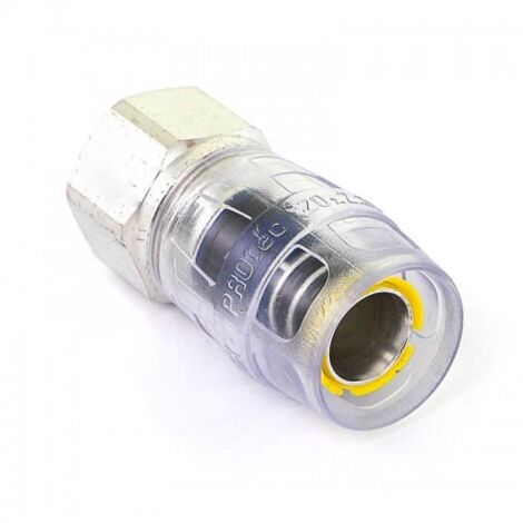 Raccord à pousser femelle 15x21 pour tube Multicouches diamètre 16