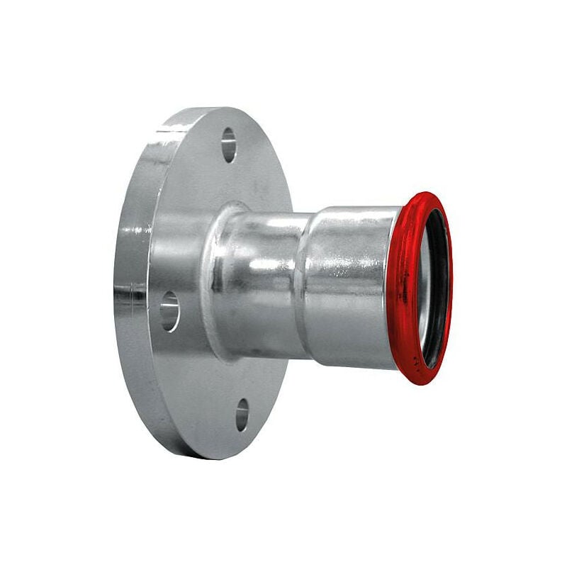 Raccord a sertir acier c Contour m bride de transition PN10/16 76,1 mm