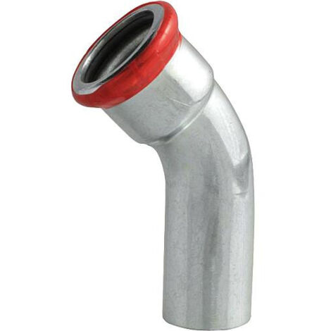 Raccord a sertir acier C coude 45° fem/male 35 mm Contour M