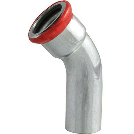 Raccord a sertir acier C coude 45° fem/male 42 mm Contour M